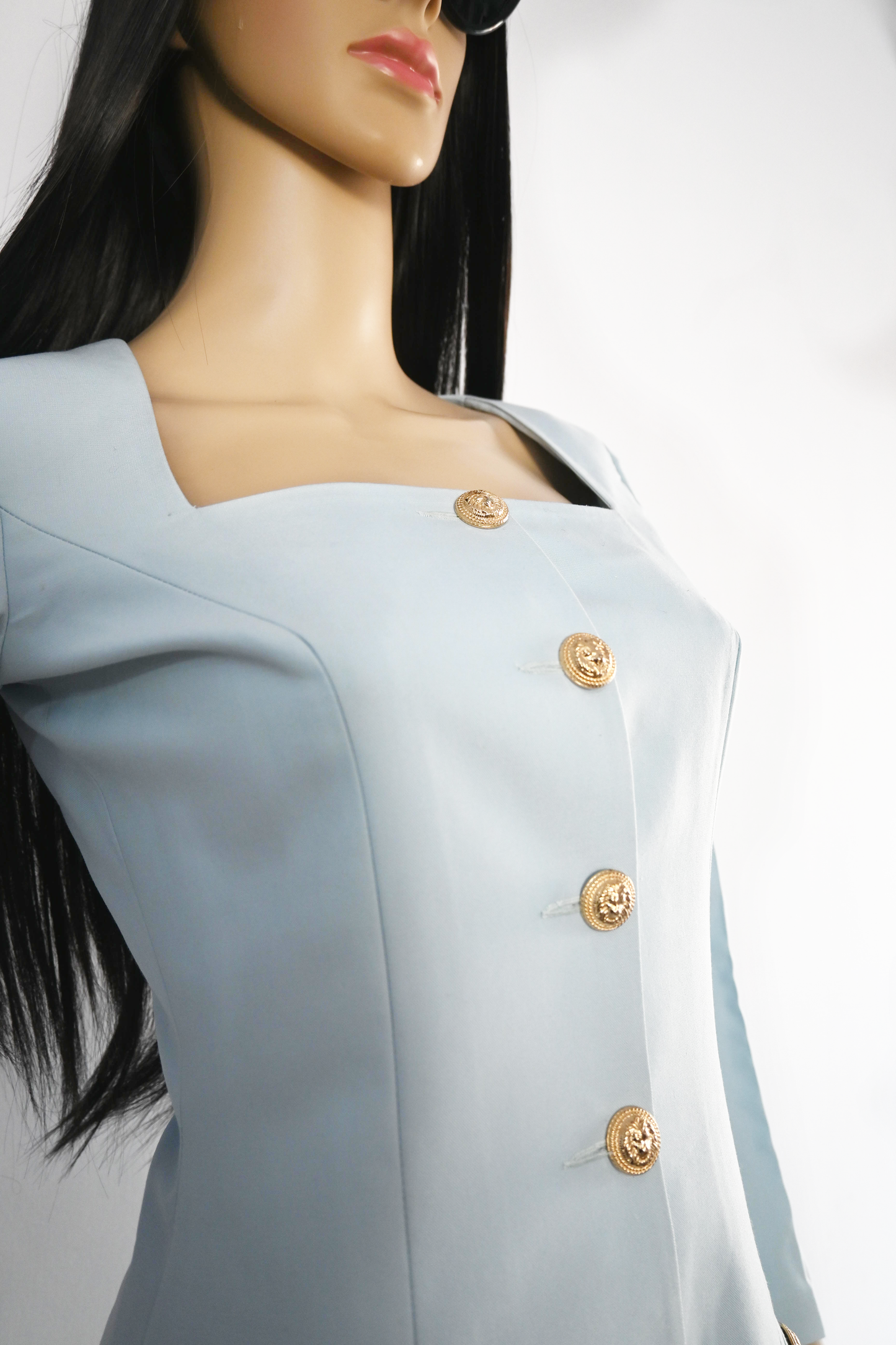 party wear blue dress for women